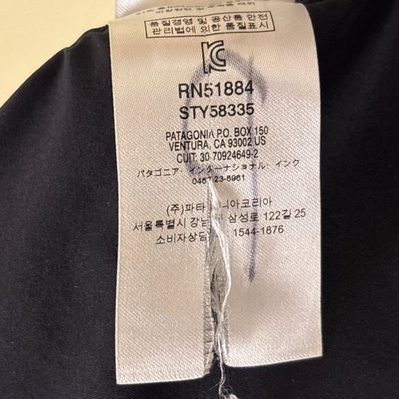 Patagonia Fleetwith Dress Small Black Sleeveless V-Neck Drawstring Waist Summer - Picture 11 of 13